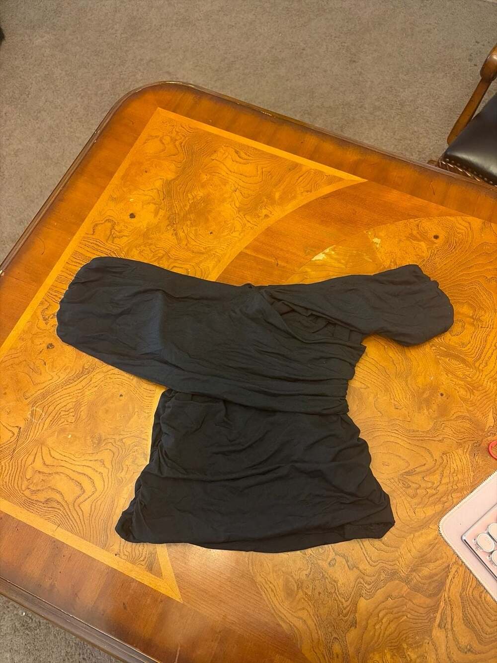 Abercrombie & Fitch A&F Modal-Blend Ruched Off-The-Shoulder Top